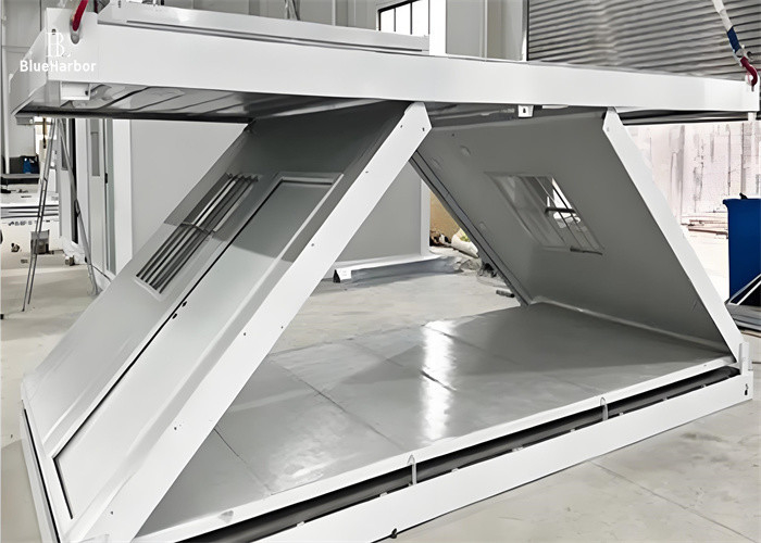 Makkelijk te installeren Z-vormig uitbreidbaar prefab huis met 4 ramen en 1 deur