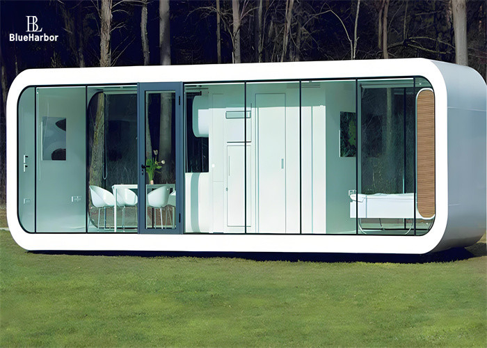 Gegalvaniseerde Vierkante Buisframe Ruimtecapsule Huis voor Modern Kantoordesign en Multifunctionele Apple Cabins