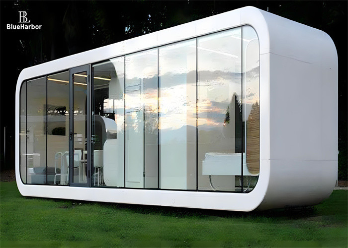 Gegalvaniseerde Vierkante Buisframe Ruimtecapsule Huis voor Modern Kantoordesign en Multifunctionele Apple Cabins